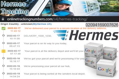 hermes trackig|hermes tracking number on label.